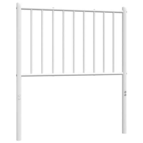 Metalno uzglavlje bijelo 75 cm - Bijela 75 cm 1 Cijena