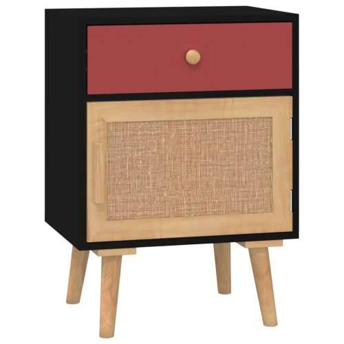 Noćni ormarići 2 kom crni 40 x 30 x 55 cm konstruirano drvo - Crna 2 Cijena