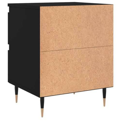 Noćni ormarići 2 kom crni 40x35x50 cm od konstruiranog drva - Crna 2 Cijena