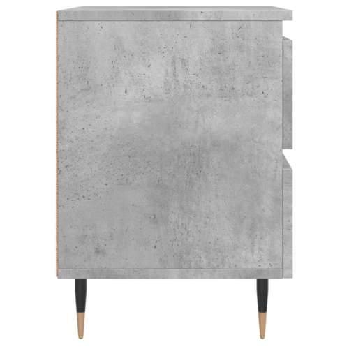 Noćni ormarić siva boja betona 40x35x50 cm konstruirano drvo - Beton siva 1 Cijena