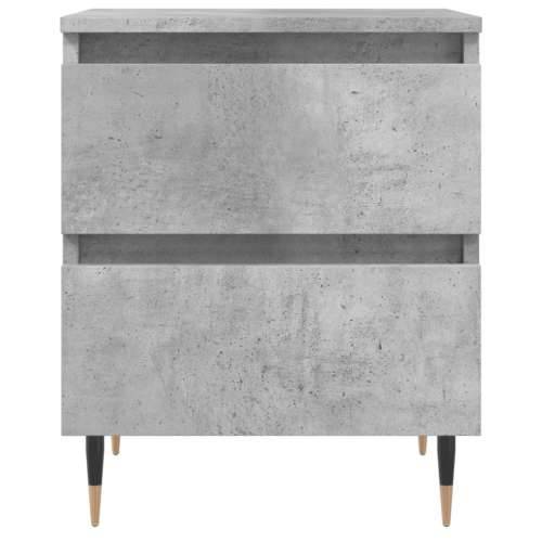Noćni ormarići 2 kom boja betona 40x35x50 cm konstruirano drvo - Beton siva 2 Cijena