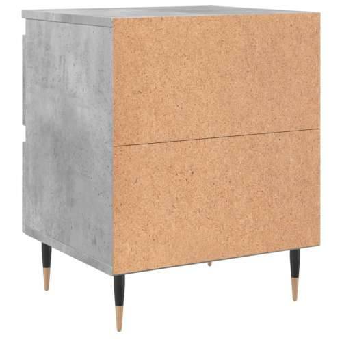 Noćni ormarići 2 kom boja betona 40x35x50 cm konstruirano drvo - Beton siva 2 Cijena
