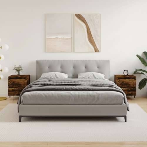 Noćni ormarići 2 kom boja hrasta 40x35x50 cm konstruirano drvo - Dimljeni hrast 2 Cijena