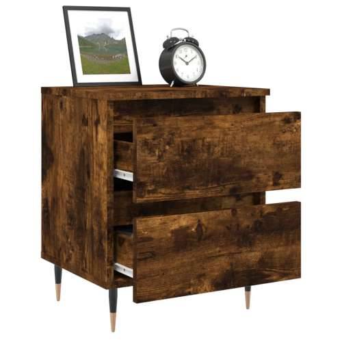 Noćni ormarići 2 kom boja hrasta 40x35x50 cm konstruirano drvo - Dimljeni hrast 2 Cijena