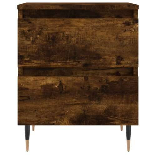 Noćni ormarići 2 kom boja hrasta 40x35x50 cm konstruirano drvo - Dimljeni hrast 2 Cijena