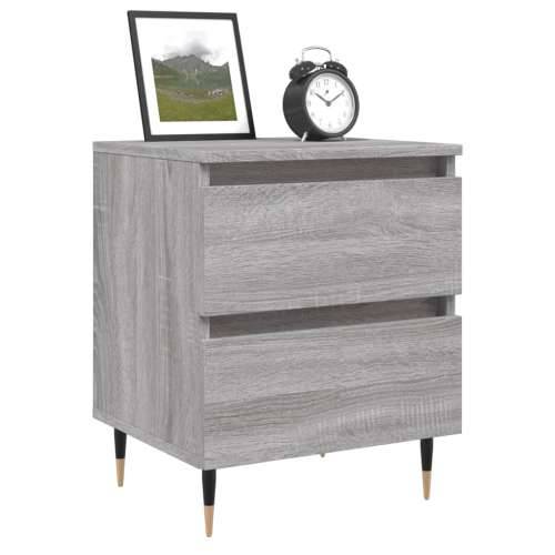 Noćni ormarić boja hrasta sonome 40x35x50 cm konstruirano drvo - Sivi hrast sonoma 1 Cijena