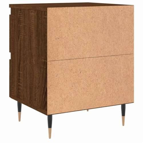 Noćni ormarići 2 kom boja hrasta 40x35x50 cm konstruirano drvo - Smeđi hrast 2 Cijena