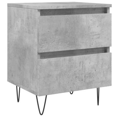 Noćni ormarić siva boja betona 40x35x50 cm konstruirano drvo - Beton siva 1 Cijena