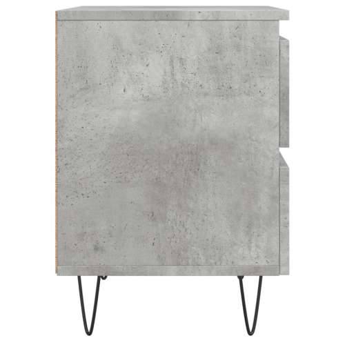 Noćni ormarići 2 kom boja betona 40x35x50 cm konstruirano drvo - Beton siva 2 Cijena