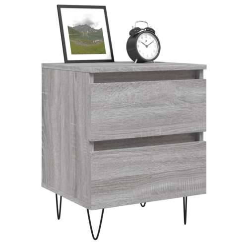 Noćni ormarići 2 kom boja hrasta 40x35x50 cm konstruirano drvo - Sivi hrast sonoma 2 Cijena