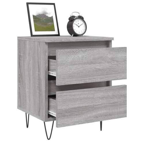 Noćni ormarići 2 kom boja hrasta 40x35x50 cm konstruirano drvo - Sivi hrast sonoma 2 Cijena
