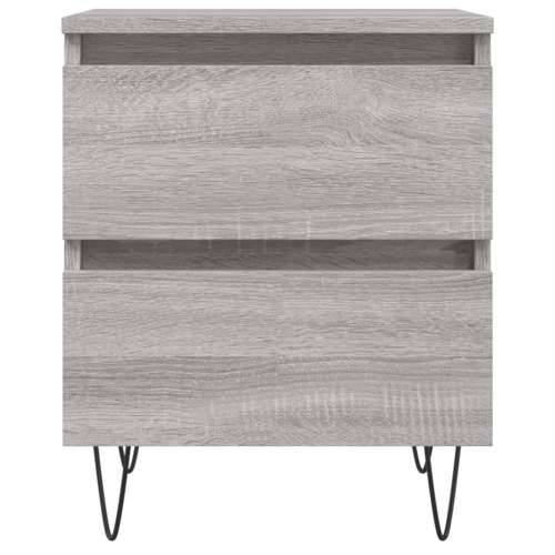 Noćni ormarići 2 kom boja hrasta 40x35x50 cm konstruirano drvo - Sivi hrast sonoma 2 Cijena