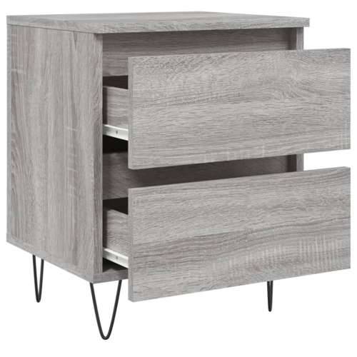 Noćni ormarići 2 kom boja hrasta 40x35x50 cm konstruirano drvo - Sivi hrast sonoma 2 Cijena