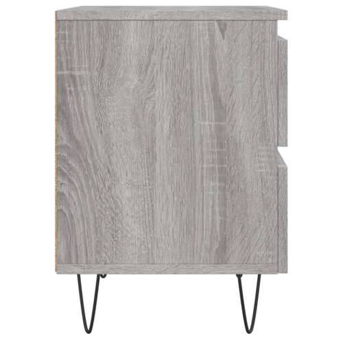 Noćni ormarići 2 kom boja hrasta 40x35x50 cm konstruirano drvo - Sivi hrast sonoma 2 Cijena