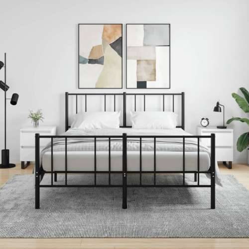Noćni ormarići 2 kom sjajni bijeli 40x35x50cm konstruirano drvo - Visoko sjajno bijela 2 Cijena