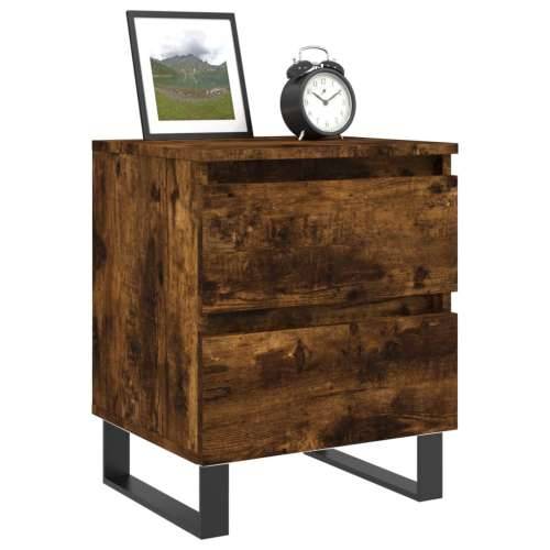 Noćni ormarići 2 kom boja hrasta 40x35x50 cm konstruirano drvo - Dimljeni hrast 2 Cijena