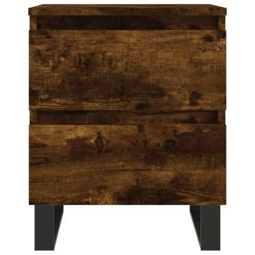 Noćni ormarići 2 kom boja hrasta 40x35x50 cm konstruirano drvo - Dimljeni hrast 2 Cijena