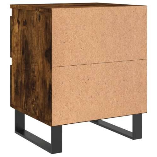Noćni ormarići 2 kom boja hrasta 40x35x50 cm konstruirano drvo - Dimljeni hrast 2 Cijena
