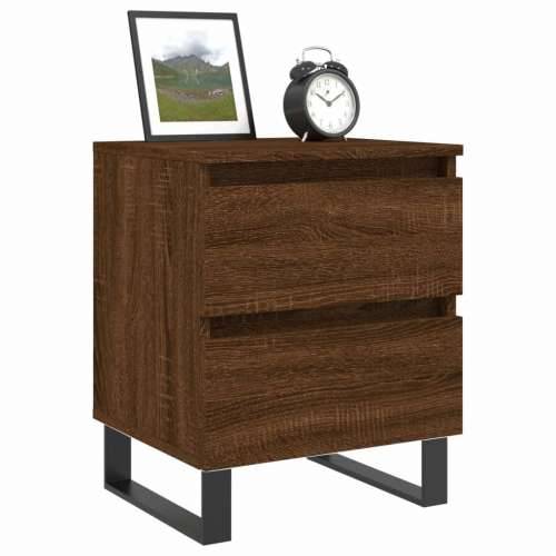 Noćni ormarići 2 kom boja hrasta 40x35x50 cm konstruirano drvo - Smeđi hrast 2 Cijena