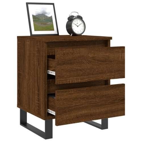 Noćni ormarići 2 kom boja hrasta 40x35x50 cm konstruirano drvo - Smeđi hrast 2 Cijena
