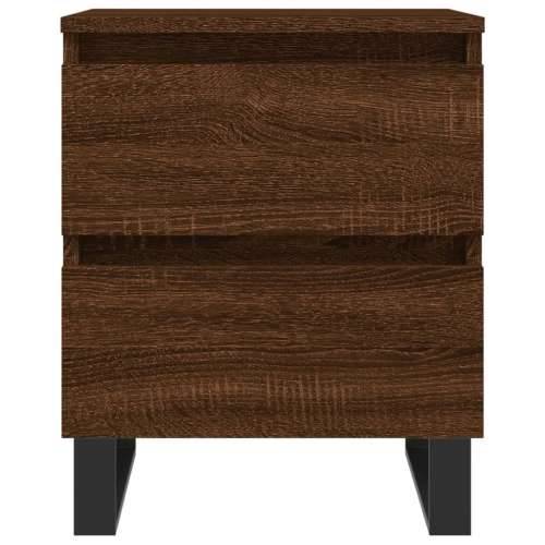 Noćni ormarići 2 kom boja hrasta 40x35x50 cm konstruirano drvo - Smeđi hrast 2 Cijena