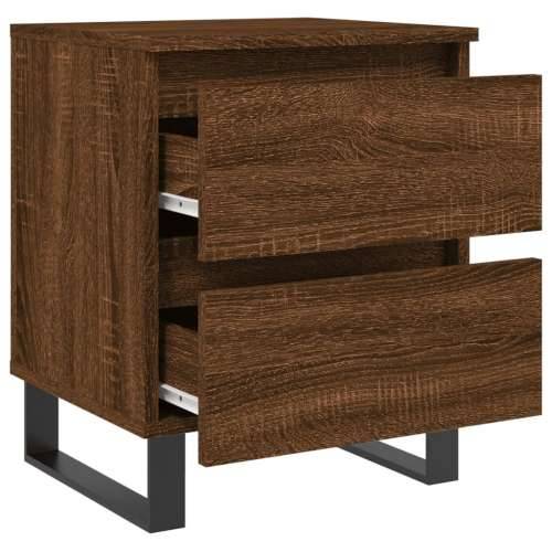 Noćni ormarići 2 kom boja hrasta 40x35x50 cm konstruirano drvo - Smeđi hrast 2 Cijena