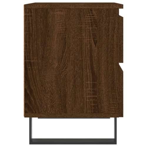 Noćni ormarići 2 kom boja hrasta 40x35x50 cm konstruirano drvo - Smeđi hrast 2 Cijena