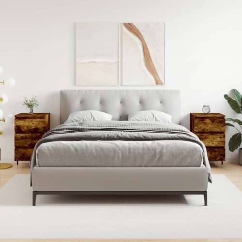 Noćni ormarići 2 kom boja hrasta 40x35x69 cm konstruirano drvo - Dimljeni hrast 2 Cijena