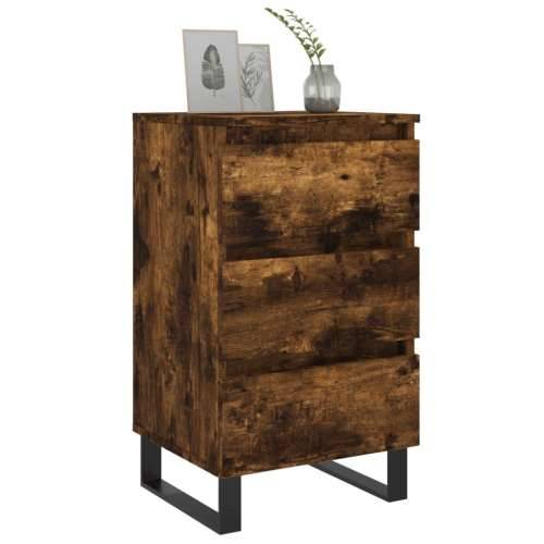 Noćni ormarići 2 kom boja hrasta 40x35x69 cm konstruirano drvo - Dimljeni hrast 2 Cijena