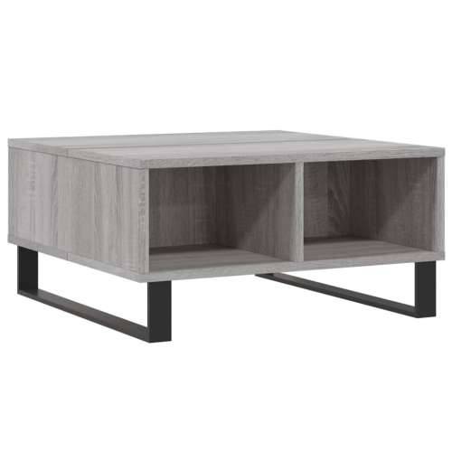 Stolić za kavu siva boja hrasta 60x60x30 cm konstruirano drvo - Sivi hrast sonoma 1 Cijena