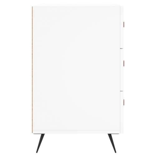Noćni ormarić bijeli 40 x 40 x 66 cm od konstruiranog drva - Bijela 1 Cijena