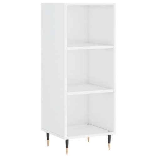 Komoda sjajna bijela 34,5 x 32,5 x 90 cm od konstruiranog drva - Visoko sjajno bijela 1 Cijena