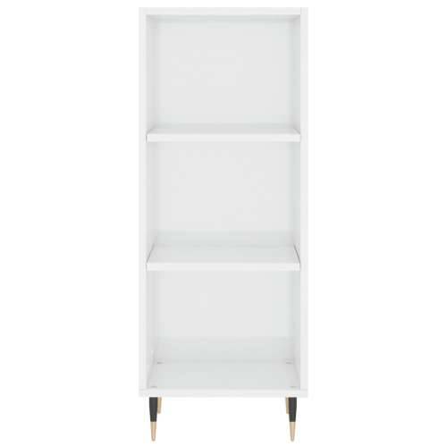 Komoda sjajna bijela 34,5 x 32,5 x 90 cm od konstruiranog drva - Visoko sjajno bijela 1 Cijena