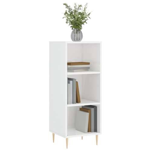 Komoda sjajna bijela 34,5 x 32,5 x 90 cm od konstruiranog drva - Visoko sjajno bijela 1 Cijena