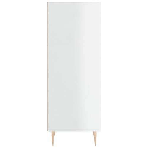 Komoda sjajna bijela 34,5 x 32,5 x 90 cm od konstruiranog drva - Visoko sjajno bijela 1 Cijena