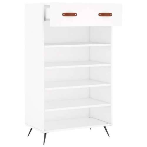 Ormarić za cipele bijeli 60 x 35 x 105 cm od konstruiranog drva - Bijela 1 Cijena