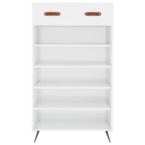 Ormarić za cipele sjajni bijeli 60x35x105 cm konstruirano drvo - Visoko sjajno bijela 1 Cijena