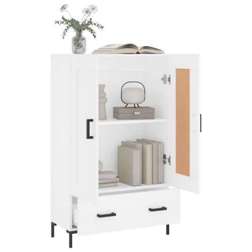 Visoka komoda bijela 69,5 x 31 x 115 cm od konstruiranog drva - Bijela 1 Cijena