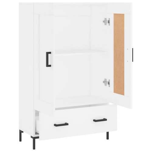 Visoka komoda bijela 69,5 x 31 x 115 cm od konstruiranog drva - Bijela 1 Cijena