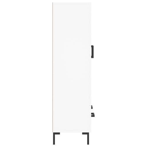 Visoka komoda bijela 69,5 x 31 x 115 cm od konstruiranog drva - Bijela 1 Cijena