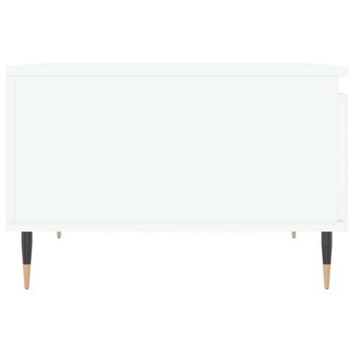 Stolić za kavu bijeli 55 x 55 x 36,5 cm od konstruiranog drva - Bijela 1 Cijena