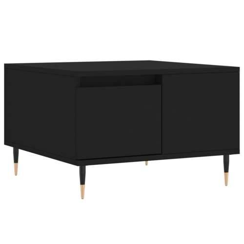 Stolić za kavu crni 55 x 55 x 36,5 cm od konstruiranog drva - Crna 1 Cijena