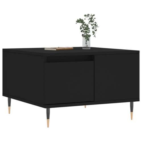 Stolić za kavu crni 55 x 55 x 36,5 cm od konstruiranog drva - Crna 1 Cijena