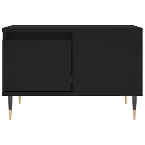 Stolić za kavu crni 55 x 55 x 36,5 cm od konstruiranog drva - Crna 1 Cijena