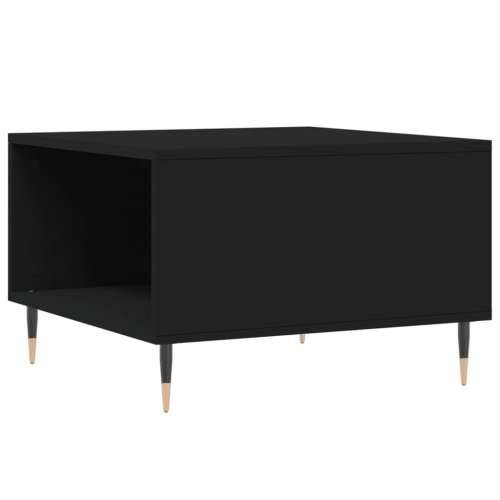Stolić za kavu crni 55 x 55 x 36,5 cm od konstruiranog drva - Crna 1 Cijena