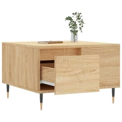 Stolić za kavu boja hrasta 55x55x36,5 cm konstruirano drvo - sonoma hrast 1 Cijena