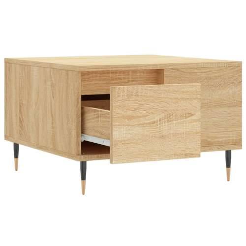 Stolić za kavu boja hrasta 55x55x36,5 cm konstruirano drvo - sonoma hrast 1 Cijena