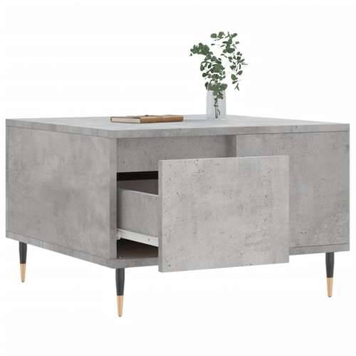 Stolić za kavu boja betona 55x55x36,5 cm konstruirano drvo - Beton siva 1 Cijena