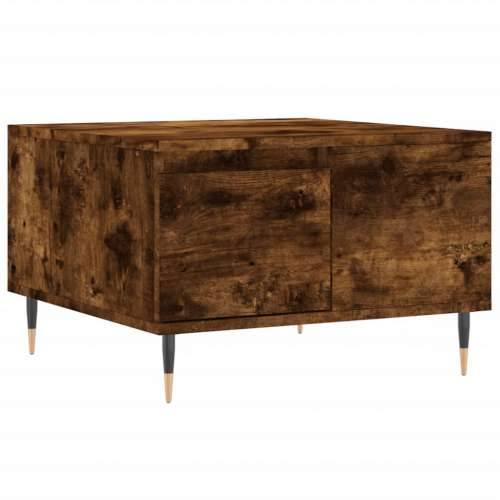 Stolić za kavu boja hrasta 55 x 55 x 36,5 cm konstruirano drvo - Dimljeni hrast 1 Cijena