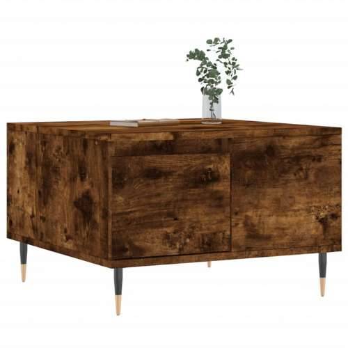 Stolić za kavu boja hrasta 55 x 55 x 36,5 cm konstruirano drvo - Dimljeni hrast 1 Cijena